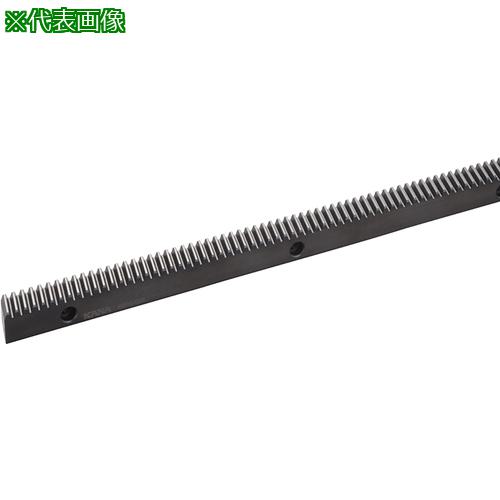 ■KANA 取付穴加工ヘリカルラックギヤ KHEFH2-1000R〔品番:KHEFH21000R〕【6820595:0】[送料別途見積り][掲外取寄][店頭受取不可]