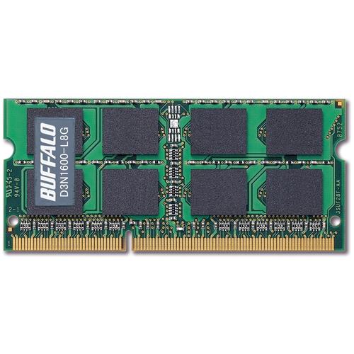 ■BUFFALO PC3L-12800対応 204PIN DDR3 SDRAM 8GB〔品番:D3N1600L8G〕【6830017:0】[送料別途見積り][掲外取寄][店頭受取不可]｜ホームセンターバロー　店 14,245円