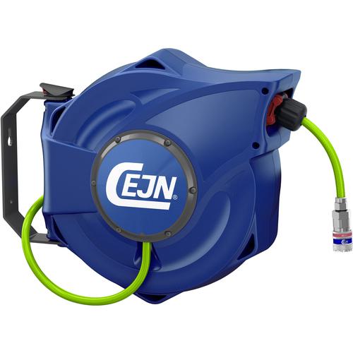 ■CEJN セーフティーリール(ネオングリーンホース) 17m 8X12mm シリーズ320 eSafeカップリング付き〔品番:199112188〕【6830742:0】[送料別途見積り][法人・事業所限定][掲外取寄][店頭受取不可]