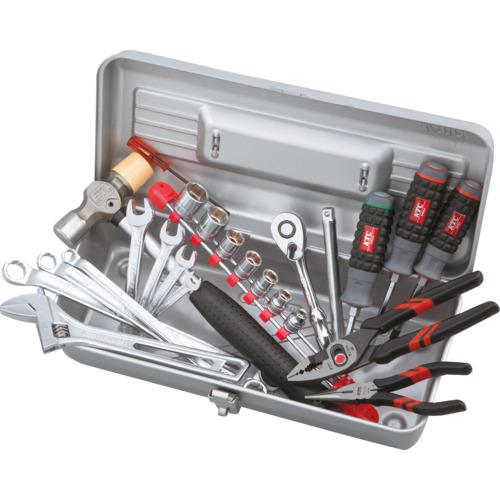 ■KTC 工具セット(片開きメタルケースタイプ)[25点]〔品番:SK3242S〕【6831898:0】[送料別途見積り][掲外取寄][店頭受取不可]