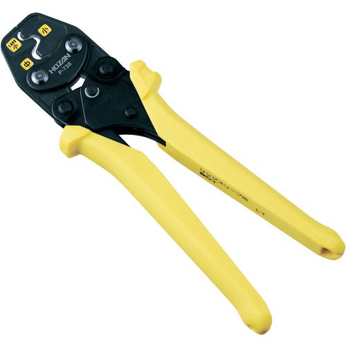 ■HOZAN 圧着工具(点検結果表付)〔品番:P738TK〕【6837066:0】[送料別途見積り][法人・事業所限定][掲外取寄][店頭受取不可]