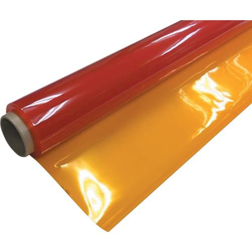 ■スワロン ストリップドアシート 広幅フラット 静電 防虫オレンジ 2mm×915mm×12m巻〔品番:WO291512A〕【6838404:0】[送料別途見積り][法人・事業所限定][外直送][店頭受取不可]