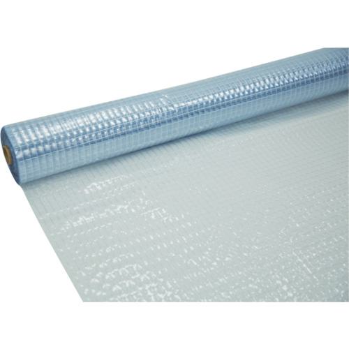 ■スワロン ハイパーカーテン 糸入 耐寒 防炎 透明 0.3mm×2050mm×50m巻(2cmます目)〔品番:HCTIIF03205050A2〕【6838407:0】[送料別途見積り][法人・事業所限定][外直送][店頭受取不可]