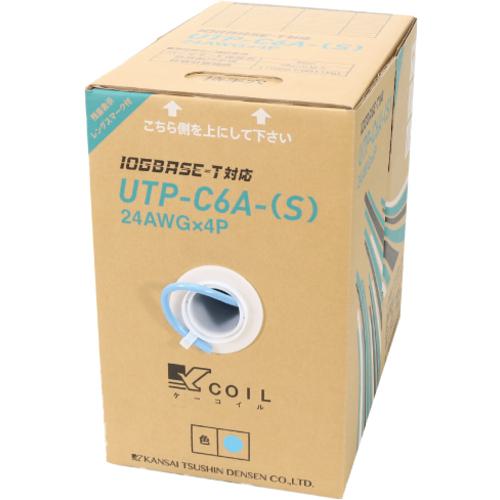 ■JEFCOM カテゴリー6Aネットワークケーブル〔品番:LCAT6ABOXB〕【6840302:0】[法人・事業所限定][外直送元][店頭受取不可]
