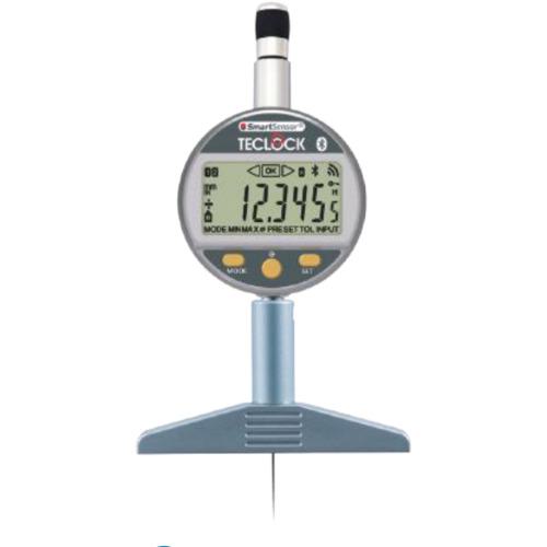 ■TECLOCK Bluetoothデジタルデプスゲージ 25mm広測定範囲タイプ 1/1000〔品番:SSD2400〕【6847034:0】[送料別途見積り][掲外取寄][店頭受取不可]