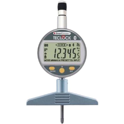■TECLOCK Bluetoothデジタルデプスゲージ 25mm広測定範囲タイプ 1/1000〔品番:SSD2410〕【6847035:0】[送料別途見積り][掲外取寄][店頭受取不可]