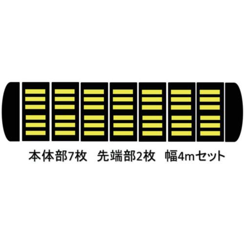 ■サンセルフ 減速くん タイプ2 コンクリート用 4mセット〔品番:TYPE2CO4M〕【6863258:0】[送料別途見積り][法人・事業所限定][外直送][店頭受取不可]
