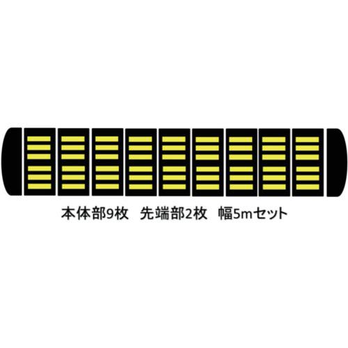 ■サンセルフ 減速くん タイプ2 コンクリート用 5mセット〔品番:TYPE2CO5M〕【6863265:0】[送料別途見積り][法人・事業所限定][外直送][店頭受取不可]