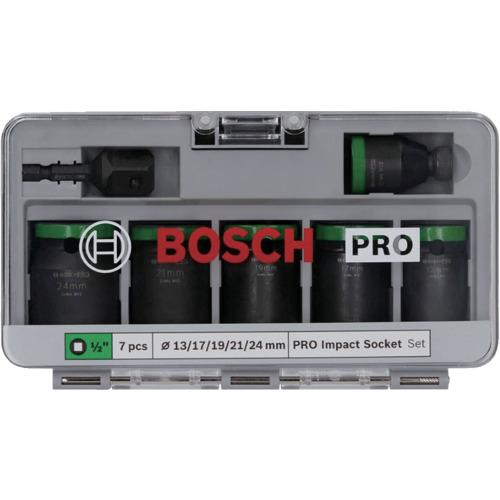 ■ボッシュ インパクトレンチ用ソケット 1/2インチ7pcsセット〔品番:2608003032〕【6878142:0】[店頭受取不可]