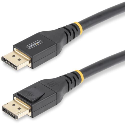 ■StarTech DisplayPort 1.4ケーブル/アクティブ/15m/8K60Hz/VESA/ディスプレイポート/モニターケーブル〔品番:DP14A15MDPCABLE〕【6878638:0】[法人・事業所限定][直送元][店頭受取不可]｜ホームセンターバロー　店