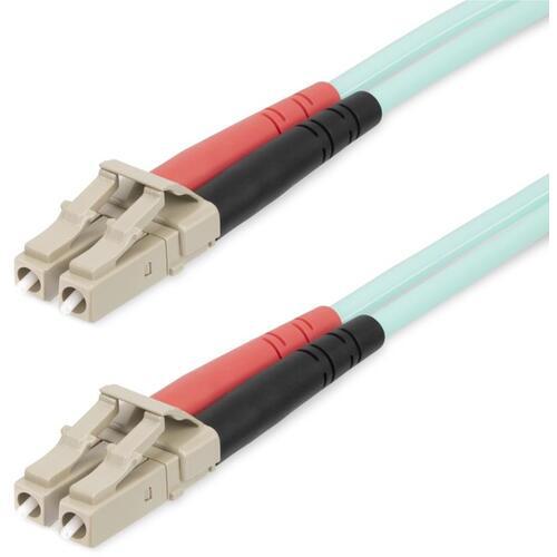■StarTech 光ファイバーケーブル/OM4マルチモード/20m/LC-LC/50/125/2芯/100G/ネットワーク パッチコード〔品番:450FBLCLC20〕【6880121:0】[法人・事業所限定][外直送元][店頭受取不可]