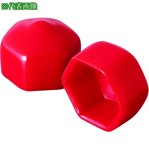 ■IWATA 保護キャップ 六角ボルト頭用 (100個入) 赤〔品番:HLRER16-B〕【6880493:0】[送料別途見積り][掲外取寄][店頭受取不可]