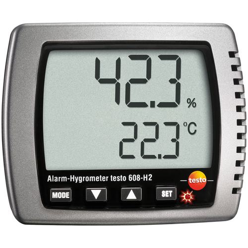 ■TESTO 卓上温湿度計 testo 608-H2 温度・湿度校正書類付〔品番:05606082X2005〕【6886011:0】[送料別途見積り][法人・事業所限定][掲外取寄][店頭受取不可]