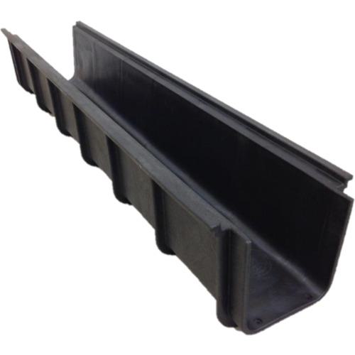 ■ウッドプラスチック 軽量プラスチックU字溝150型〔品番:U150〕【6888363:0】[法人・事業所限定][外直送元][店頭受取不可]