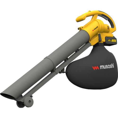 ■musashi 充電式ブロワバキューム〔品番:BV9400〕【6891384:0】[送料別途見積り][掲外取寄][店頭受取不可]