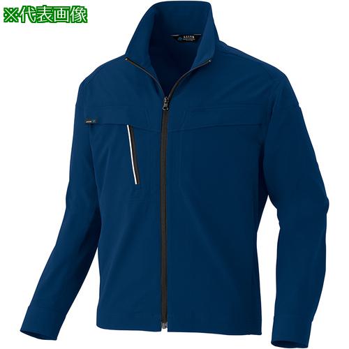 ■アイトス 長袖ブルゾン(男女兼用)AZ4101 ネイビー 6L〔品番:AZ41010086L〕【6891702:0】[送料別途見積り][掲外取寄][店頭受取不可]