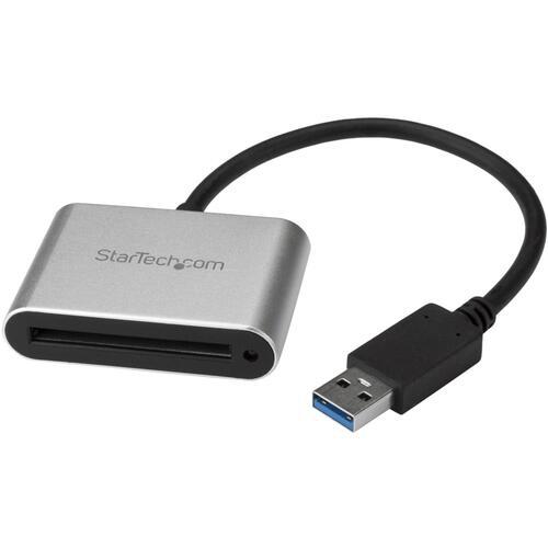 ■StarTech USB CFast 2.0カードリーダー/ライター/USB Type-A接続//高速データ転送 軽量コンパクト設計〔品番:CFASTRWU3〕【6909387:0】[法人・事業所限定][直送元][店頭受取不可]