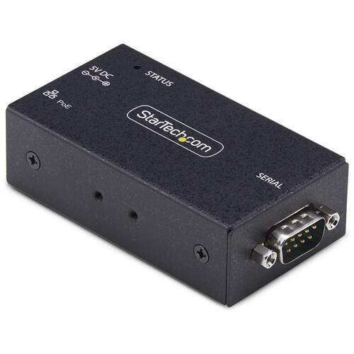 ■StarTech シリアル変換デバイスサーバー/1ポート/RS-232C - イーサネット接続/PoE対応/DB9ネットワーク変換アダプタ〔品番:I13PSERIALETHERNET〕【6909416:0】[法人・事業所限定][直送元][店頭受取不可]｜ホームセンターバロー　店