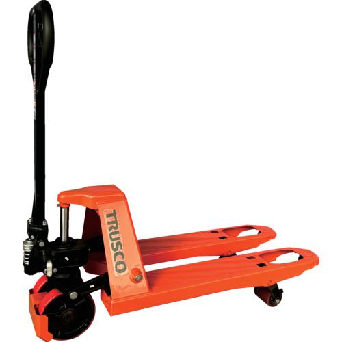 ■TRUSCO ハンドパレットトラック 2t用 L850XW450 ステアリングホイールカバー付き〔品番:THP2048CV〕【6916985:0】[送料別途見積り][法人・事業所限定][直送][店頭受取不可]｜ホームセンターバロー　店