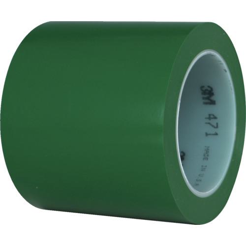 ■3M 高機能ラインテープ 471 GRE 100mm×32m〔品番:471GRE100X321P〕【6922876:0】[店頭受取不可]
