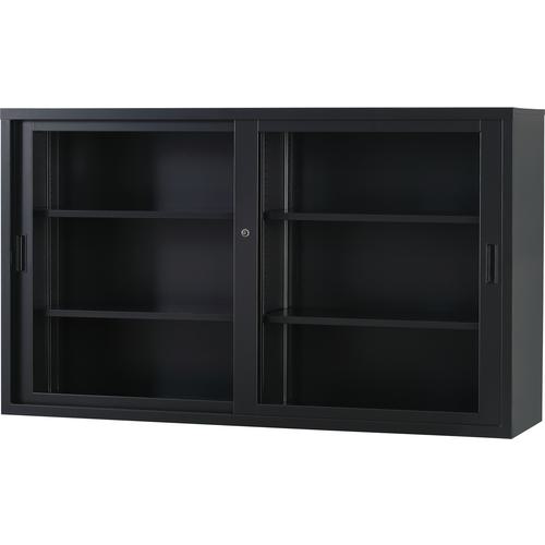 ■IRIS 保管庫(ガラス戸)HTS-53G-MB マットブラック〔品番:HTS53GMB〕【6929745:0】[送料別途見積り][法人・事業所限定][外直送][店頭受取不可]｜ホームセンターバロー　店