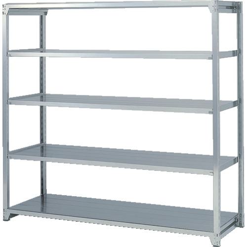 ■OS ステンレス軽量物品棚(SUS304・200Kgタイプ) 間口1800×奥行600×高さ1800mm〔品番:S326635〕【6933744:0】[送料別途見積り][法人・事業所限定][外直送][店頭受取不可]