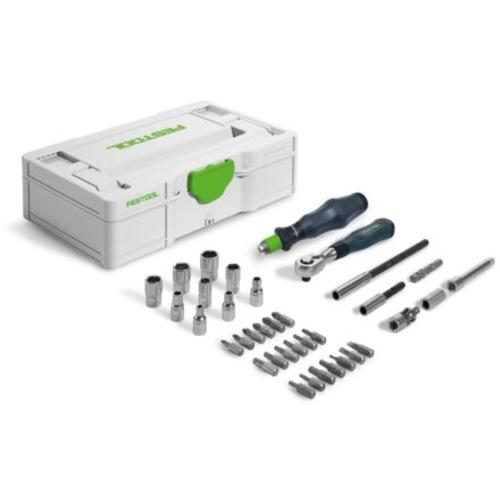 ■FESTOOL ラチェットセット SYS3 S 76-1/4”-CE RA(578112)〔品番:005.22.852〕【6933965:0】[送料別途見積り][掲外取寄][店頭受取不可]
