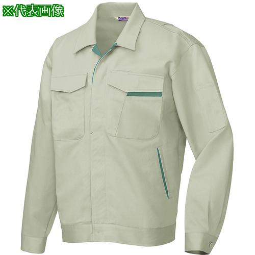 ■アイトス 長袖ジャンパーAZ770 アースグリーン×ターコイズ LL〔品番:AZ770005LL〕【6935362:0】[送料別途見積り][掲外取寄][店頭受取不可]