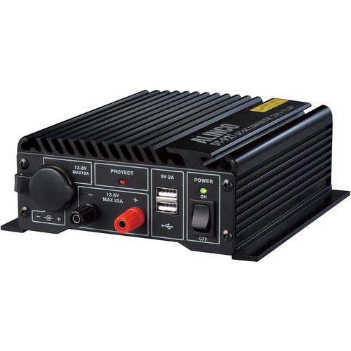 ■ALINCO 最大20A DCーDCコンバーター 黒〔品番:DT921〕【6946535:0】[送料別途見積り][掲外取寄][店頭受取不可]