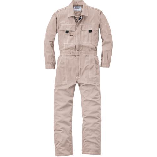 ■AUTO-BI 通年モデル つなぎ服3670-011カーキ-4L〔品番:36700114L〕【6958415:0】[送料別途見積り][掲外取寄][店頭受取不可]｜ホームセンターバロー　店