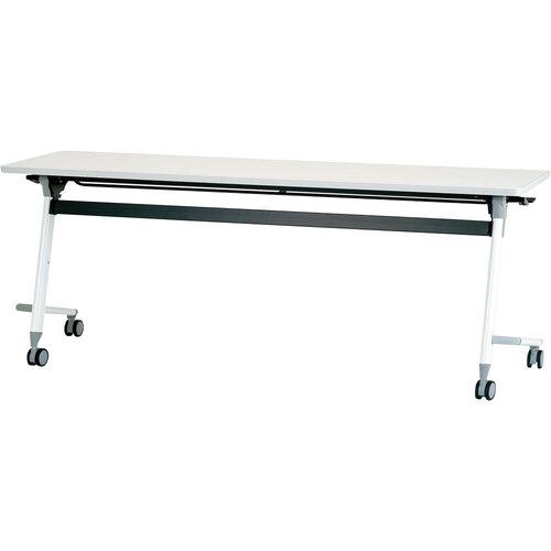 ■IRIS フライングテーブル LUCIDA ルシーダ 1800×450×700 ホワイト〔品番:FVA30W〕【6966684:0】[送料別途見積り][法人・事業所限定][外直送][店頭受取不可]