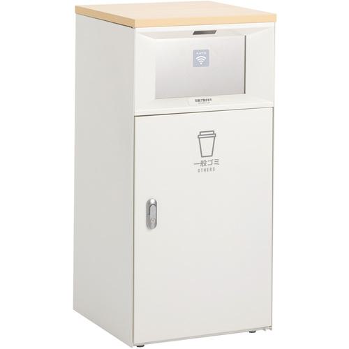 ■テラモト トラッシュボックスFTタッチレス ホワイト 一般ゴミ用〔品番:DS1895507〕【6968086:0】[送料別途見積り][法人・事業所限定][直送][店頭受取不可]｜ホームセンターバロー　店