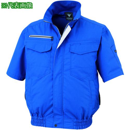 ■XEBEC 空調服半袖ブルゾンXE98032-46-L ロイヤルブルー〔品番:XE9803246L〕【6968875:0】[送料別途見積り][掲外取寄][店頭受取不可]