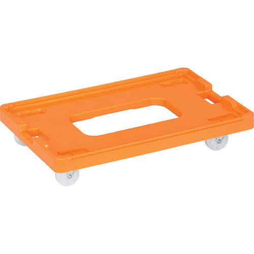 ■サンコー コンテナ台車 802494 サンキャリー 6642 オレンジ〔品番:80249401OR309〕【6970113:0】[送料別途見積り][法人・事業所限定][外直送][店頭受取不可]