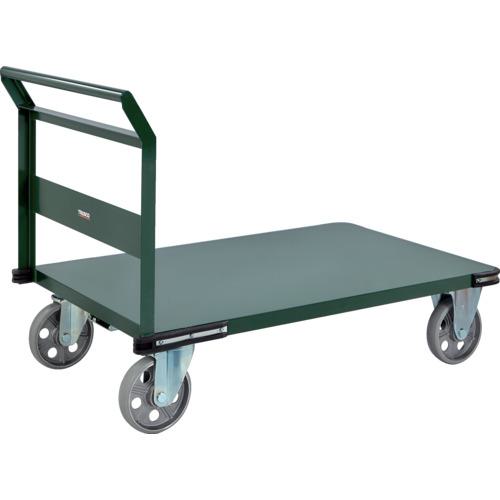 ■TRUSCO 鋼鉄製運搬車 1200X750 ハンドル側自在タイプ アルティメットウレタンキャスター〔品番:PH1AUR〕【6974037:0】[法人・事業所限定][直送元][店頭受取不可]｜ホームセンターバロー　店
