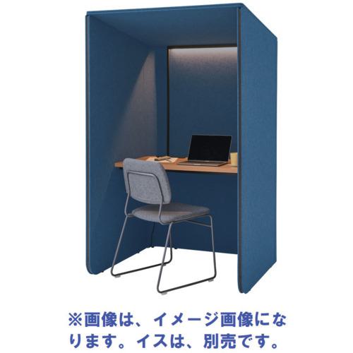 ■IRIS デスクブース Focus booth4 メラミン天板KM ブルー〔品番:FDCBH1700SKMGKM307GTN28〕【6974991:0】[送料別途見積り][法人・事業所限定][外直送][店頭受取不可]｜ホームセンターバロー　店