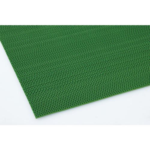 ■テラモト スーパーダスピット(ソフト)緑 7mm厚 90cm×6m(ふちなし)〔品番:MR1332551〕【6975916:0】[送料別途見積り][法人・事業所限定][外直送][店頭受取不可]