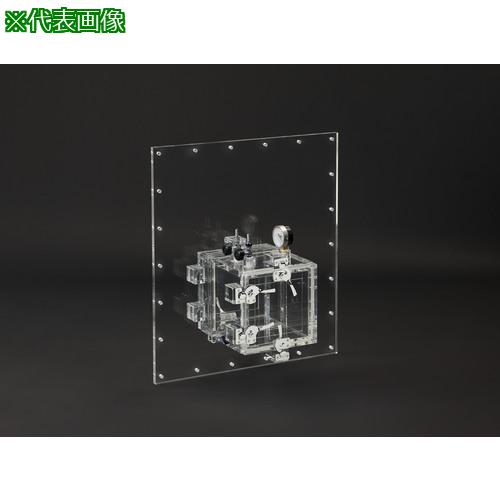 ■サンプラ 連結型グローブボックス(ガス置換タイプ)LCGB-PB(パスボックス付)〔品番:30346〕【6975959:0】[送料別途見積り][法人・事業所限定][外直送][店頭受取不可]