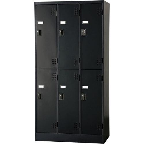 ■IRIS 多人数ロッカー(シリンダー錠) HTL-S6ーMB〔品番:HTLS6MB〕【6978697:0】[送料別途見積り][法人・事業所限定][外直送][店頭受取不可] 47,256円