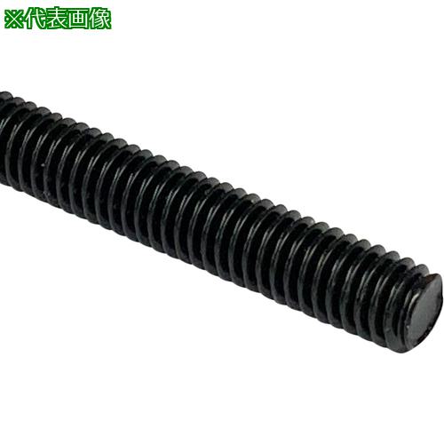 ■DAIDOHANT カラー寸切ボルト 黒 W3/8×1000mm (50本入)〔品番:10195661〕【6981037:0】[送料別途見積り][掲外取寄][店頭受取不可]