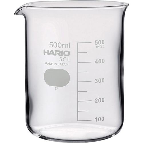 ■HARIO ビーカー500ml(個箱入り)《24個入》〔品番:BK500〕【6986582×24:0】[送料別途見積り][法人・事業所限定][外直送][店頭受取不可]