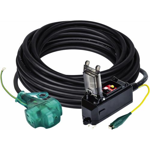 ■NICHIDO プラグインポッキンブレーカ 過負荷漏電保護兼用 10m 10A〔品番:PIPBEK10E10AS〕【6987761:0】[送料別途見積り][掲外取寄][店頭受取不可]