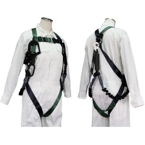 ■JEFCOM ハーネスランヤードセット(女性専用)〔品番:HS50DSB〕【6991785:0】[法人・事業所限定][外直送元][店頭受取不可]