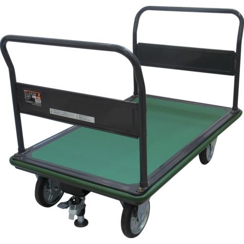 ■TRUSCO ハイグレード運搬車 固定ハンドル 両袖型 1200X750 ストッパー付き〔品番:503SEBNA〕【6994434:0】[法人・事業所限定][直送元][店頭受取不可]｜ホームセンターバロー　店