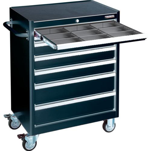 ■TRUSCO ローラーキャビネット 引出8段 50X3 100X4 150X1 TFRC341(8194922)[法人・事業所限定][直送元] トラスコ TRUSCO オレンジブック 中量作業台 3段キャビネット付