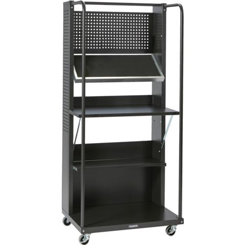 ■TRUSCO 移動式ワークベンチ(工具棚付) ブラック〔品番:VTLW1800WBKBK〕【6996578:0】[送料別途見積り][法人・事業所限定][直送][店頭受取不可] 59,598円