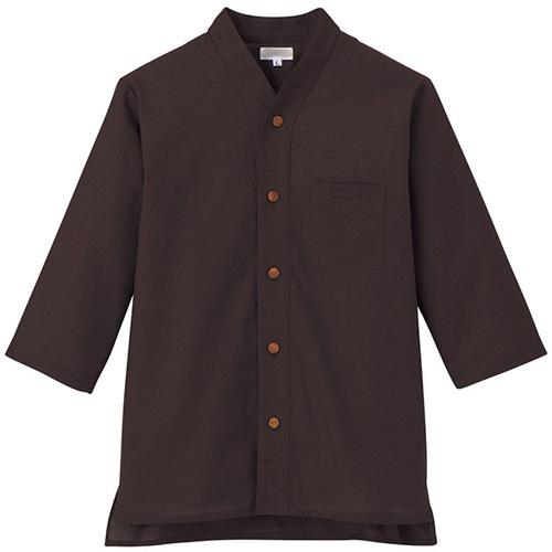 ■サンペックス シャツ 七分袖 男女兼用 ユニフォーム エンジ SS〔品番:JT1256SS〕【6998823:0】[送料別途見積り][掲外取寄][店頭受取不可]