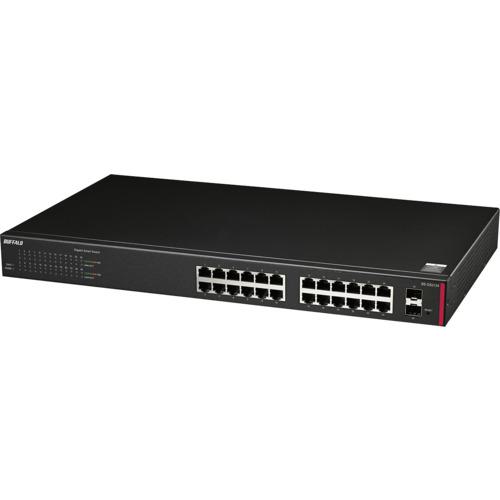 ■BUFFALO 法人向け レイヤー2 Giga スマートスイッチ〔品番:BSGS2124〕【7009533:0】[送料別途見積り][掲外取寄][店頭受取不可]
