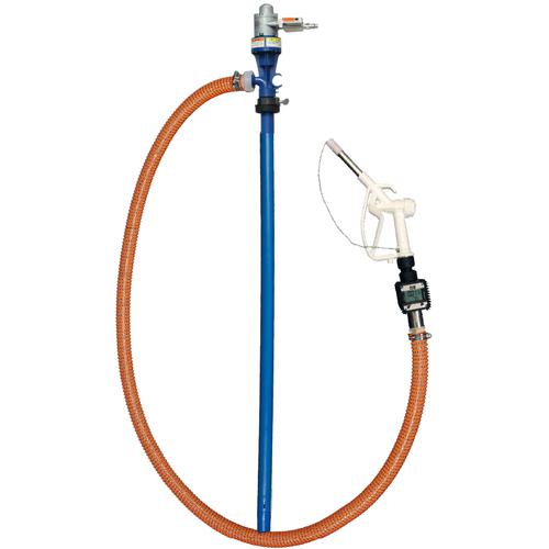 ■アクアシステム 流量計付アドブルー対応 エア式IBCコンテナ用ポンプ〔品番:AD2AIRK24〕【7012562:0】[法人・事業所限定][直送元][店頭受取不可]