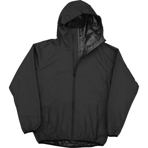 ■弘進ゴム B-1400 ストレッチレインスーツ ブラック M〔品番:H1400BAM〕【7013547:0】[送料別途見積り][掲外取寄][店頭受取不可]